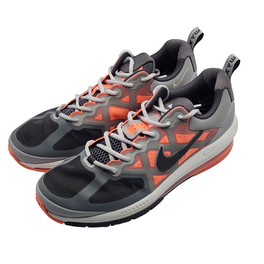 Nike Air Max Genome Smoke Grey Bright Mango CW1648-004 Men's 14 Sneakers